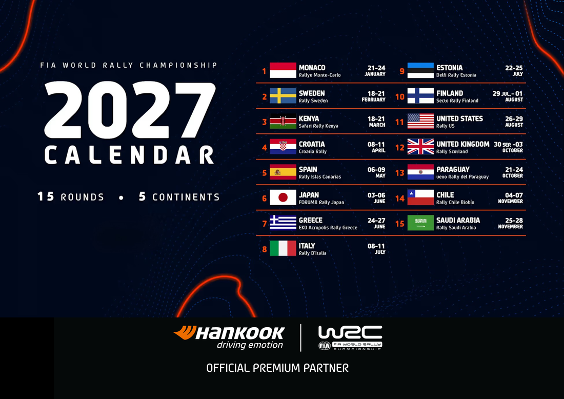 2027 WRC calendar confirmed with USA and UK returnin